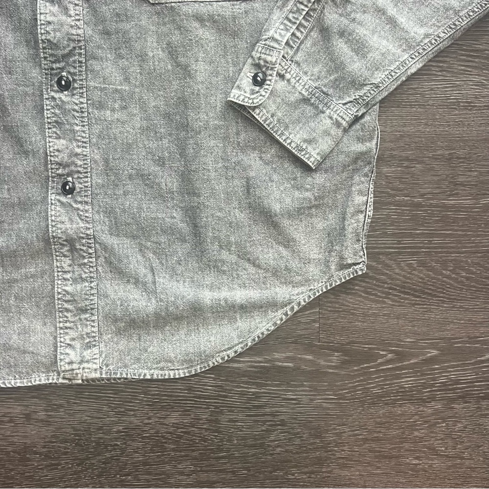 Beams Plus Japanese Chambray 100% Cotton Work Shirt - Picture 2 of 7